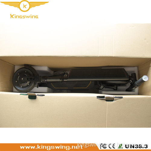 2016 Kingswing two wheel front suspension electric kick skateboard 2 wheels standing mobility scooter with handrail for adult